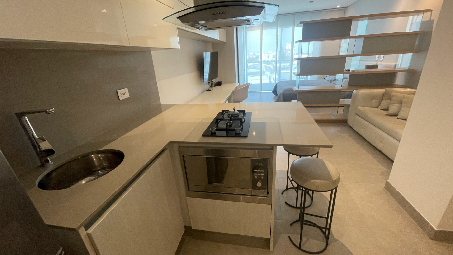 Apartaestudio amoblado en arriendo en El Poblado Barranquilla